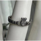 Sterling Silver Claddagh Ring Size 7 Irish Celtic Heart Crown Hands 925