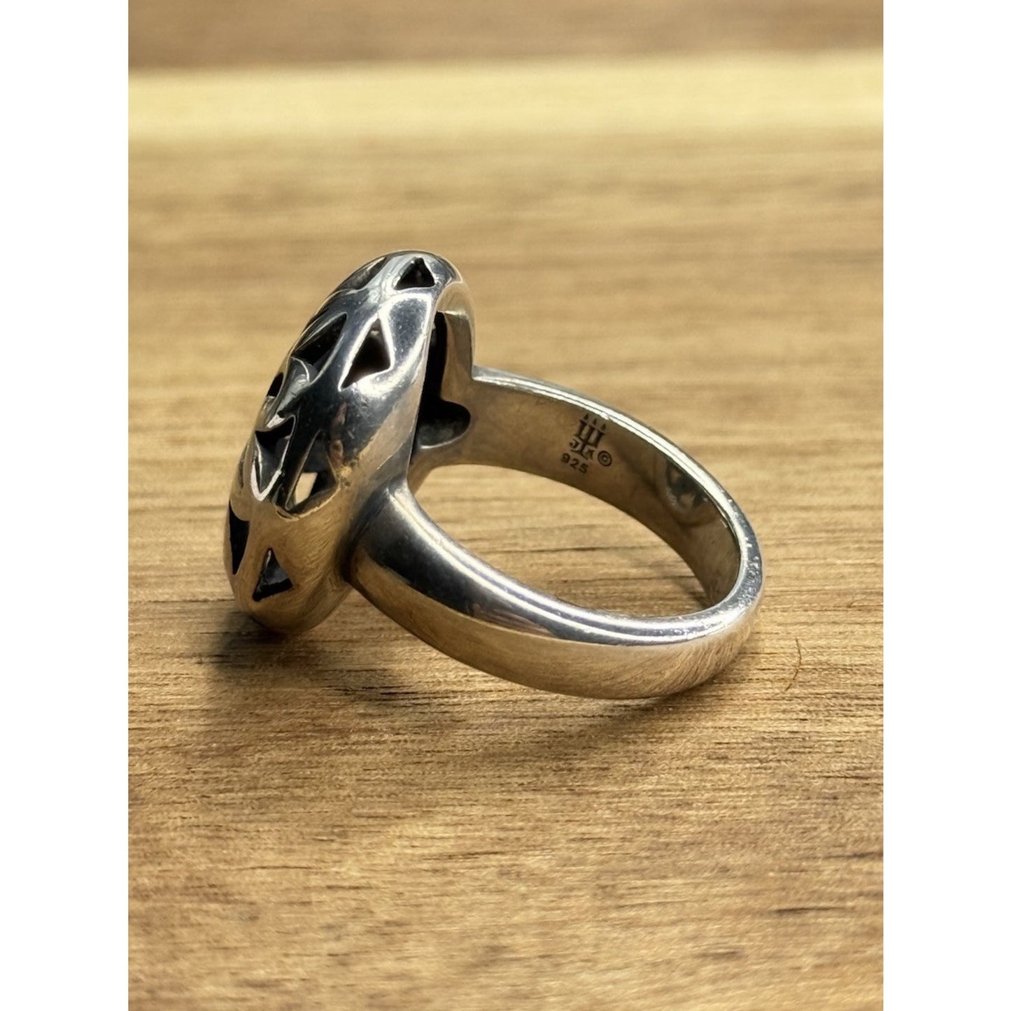 James Avery Retired Sterling Silver Moroccan Ring Size 6.5