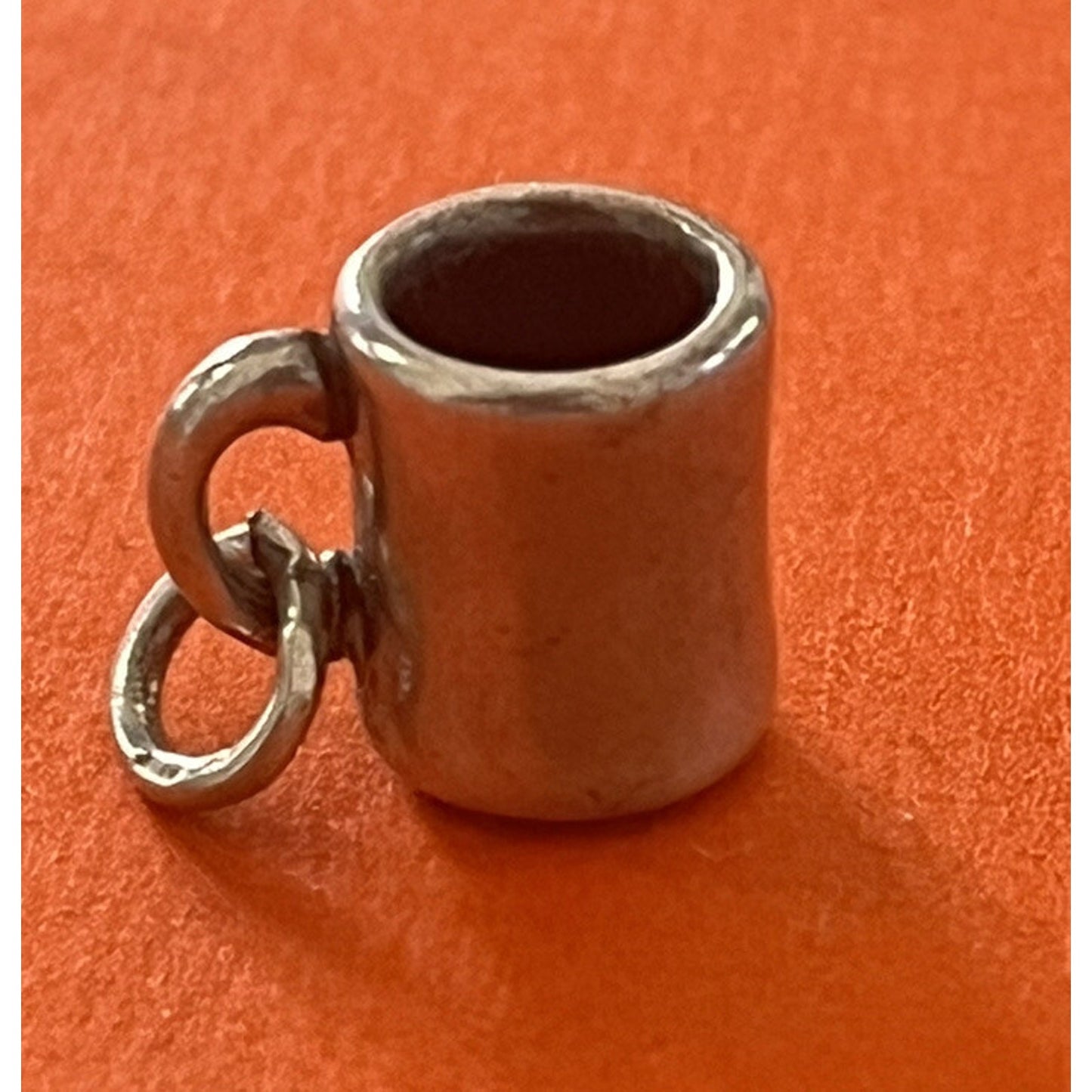 Pre-Owned James Avery Retired HTF Sterling Silver Mug Charm ☕️