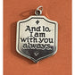 Pre owned James Avery Retired Sterling Silver And Lo I Am With You Always Pendant