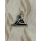 James Avery Sterling Silver Retired Gymnast Yoga Charm Pre-Owned