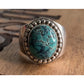 Juan William Sterling Silver Turquoise Ring Size 7.5 Southwestern