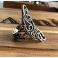 Carolyn Pollack Relios 925 Sterling Silver Filigree Scroll Ring Size 6