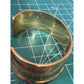 Vintage Monet Wide Gold Tone Cuff Bracelet 1” Signed Designer Statement