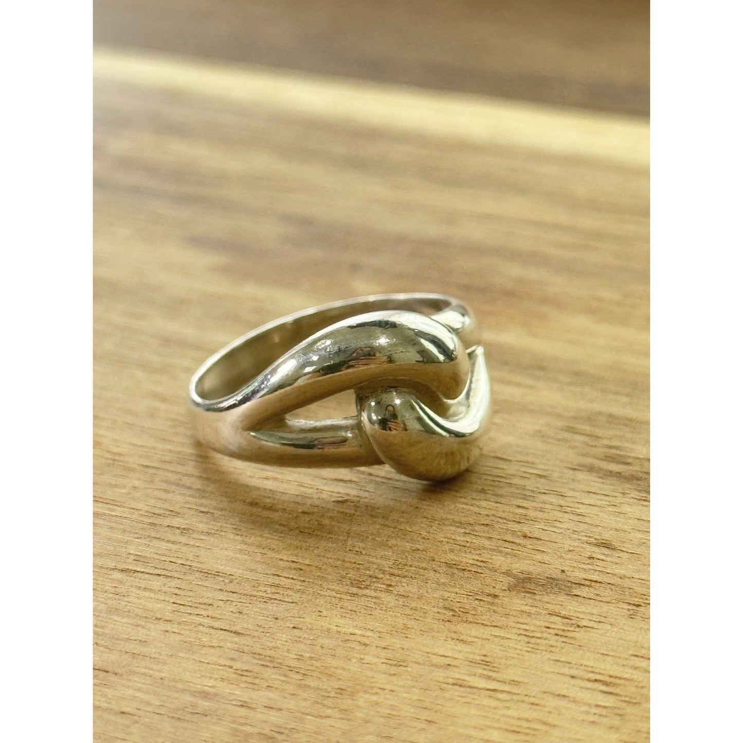 James Avery Retired Sterling Silver Cadena Knot Ring Size 10