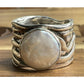 Retired Silpada Mermaid White Coin Pearl Sterling Silver Woven Band Ring Size 7