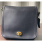Vintage COACH Navy Blue Leaher Companion Crossbody Shoulder Bag Purse