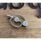 Sterling Silver CZ Cilcle Pendant