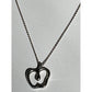 Tiffany & Co. Elsa Peretti Sterling Silver Open Apple 16” Necklace