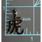 Vintage Sterling Silver Chinese Zodiac Tiger Symbol Charm Or Pendant