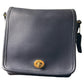 Vintage COACH Navy Blue Leaher Companion Crossbody Shoulder Bag Purse