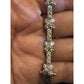 Vintage FAS 925 Sterling Silver Clover Tennis Bracelet 6.75” 12g