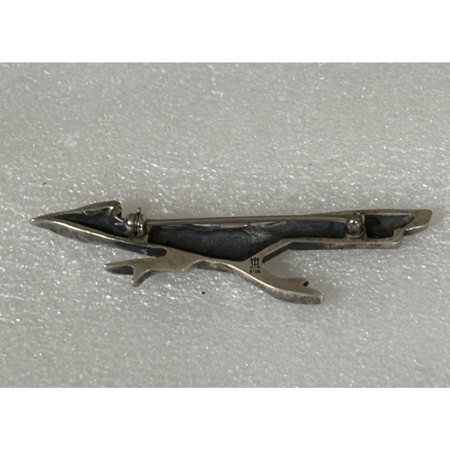 Pre Owned Vintage James Avery Retired Sterling Silver Roadrunner Pin 10g