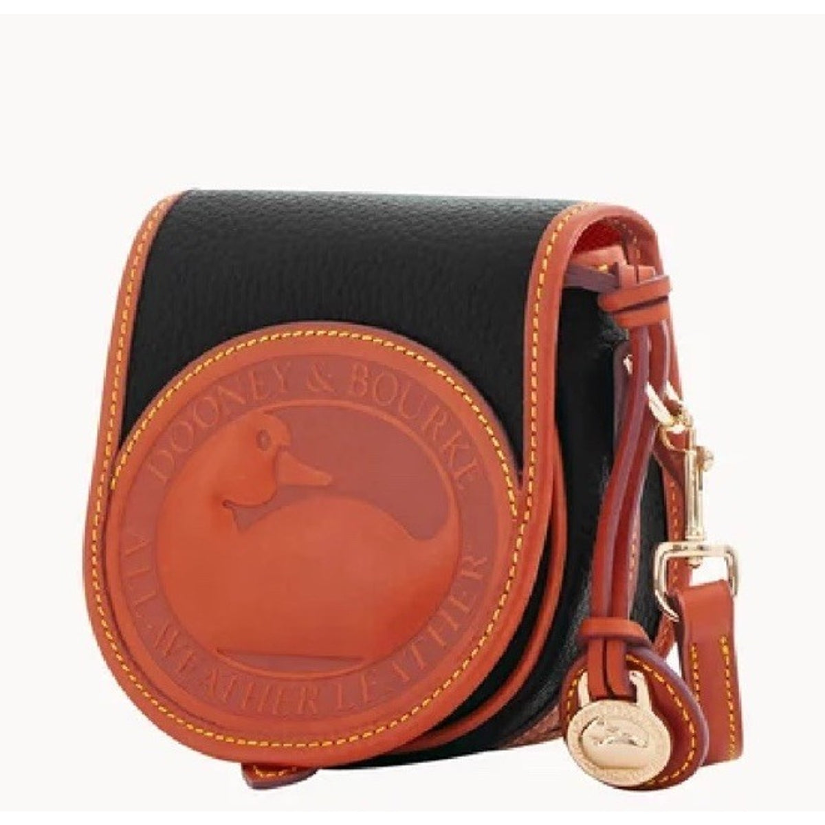 Vintage BNWT All Weather Leather Dooney & Bourke Duck Crossbody Bag Purse