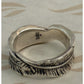 Pre owned James Avery Retired Sterling Silver Birds of A Feather Ring Size 8.5