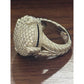 Judith Ripka Sterling Silver 925 Pave CZ Dome Statement Ring Size 5.5