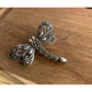 Sterling Silver Marcasite Dragonfly Pendant