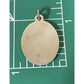 James Avery Retired Silver Oval Medallion Celtic Cross Pendant Pre-Owned