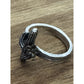 Pre owned James Avery RETIRED Sterling Silver and Bronze Cactus Blossom Ring Size 5.5
