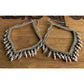Retired Kendra Scott Geometric Silver Tone Dangle Lacy Fringe Earrings