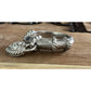 J Ripka Sterling Silver 925 Judith Ripka Dangle Pave CZ Heart Ring Size 6.5
