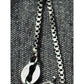 925 Sterling Silver Genuine Diamond Infinity Swirl Pendant Necklace 18” Italy 9g