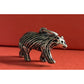 925 Sterling Silver 3D Grizzly Bear Charm