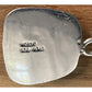 Vintage Sterling Silver Turquoise Pendant Modernist Southwest Statement 14g!