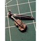 Vintage Sterling Silver Violin With Bow Charm Musical Instrument Charm