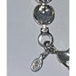 Vintage Premier Designs Sterling Silver Half Dome Bead Bracelet 7.5 11g Crown PD