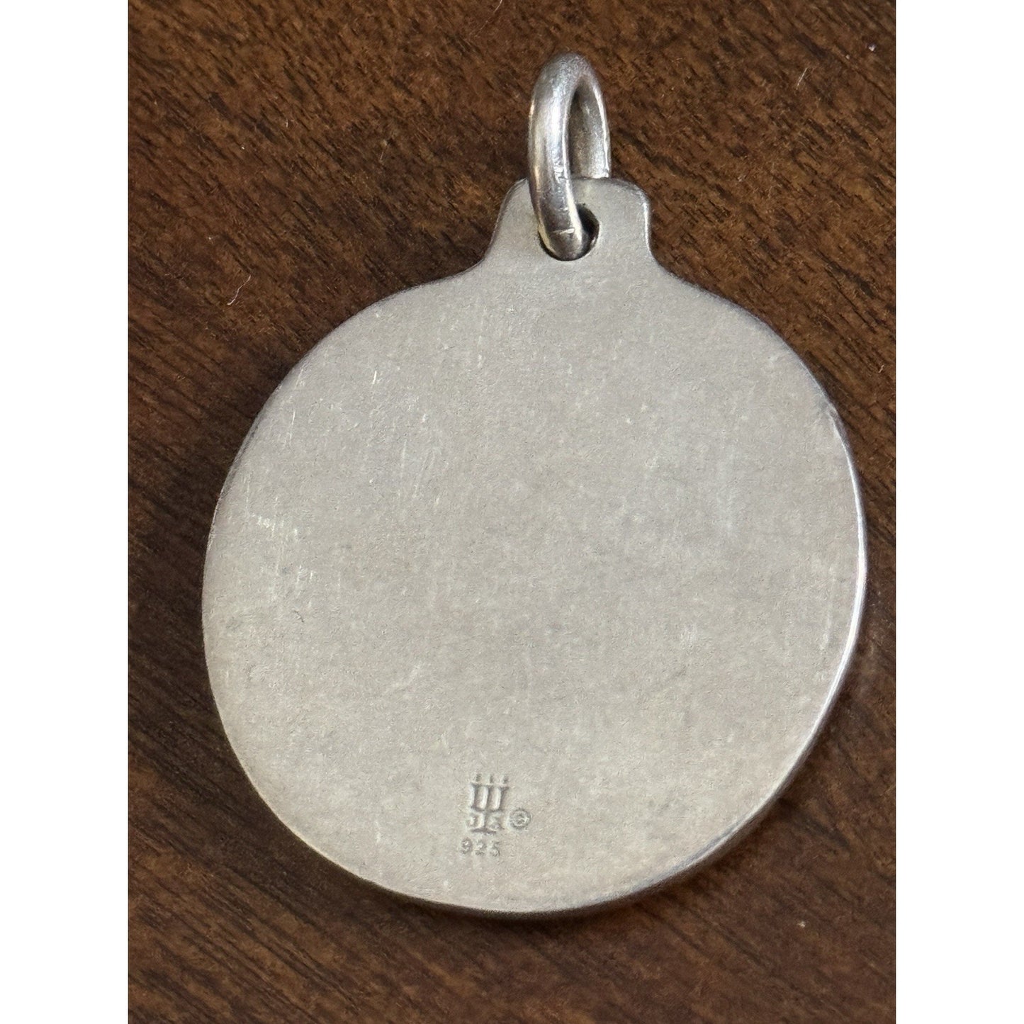 Pre owned James Avery RETIRED LARGEST Size St. Christopher Pendant Medallion 21 Grams 1.5”