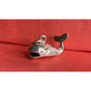 Vintage Sterling Silver Whale Charm Pendant Ocean Sea Life Theme