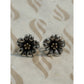 James Avery Rare Retired 18k Gold & 925 Silver April Flower Stud Earrings Pre-Owned