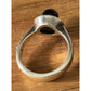 Pre owned James Avery Retired Sterling Silver Black Onyx Beaded Ring Size 7