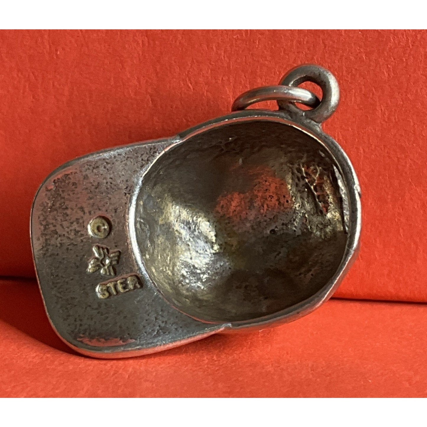 Vintage Sterling Silver Baseball Cap Charm