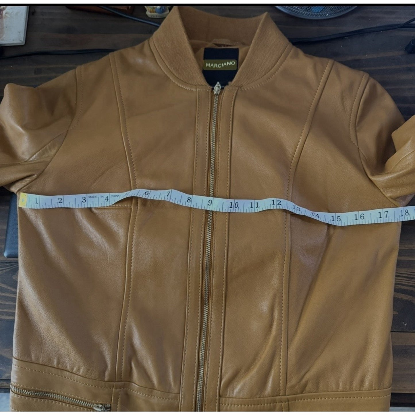 Women’s Marciano Lamb Leather Fur Jacket Y2K Size XS MINT Unused Condition