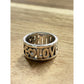 James Avery Retired Sterling Silver Faith Hope Love Ring Size 6