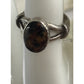 Vintage Sterling Silver Jasper Cabachon Ring Handmade Artisan Southwestern Sz 8