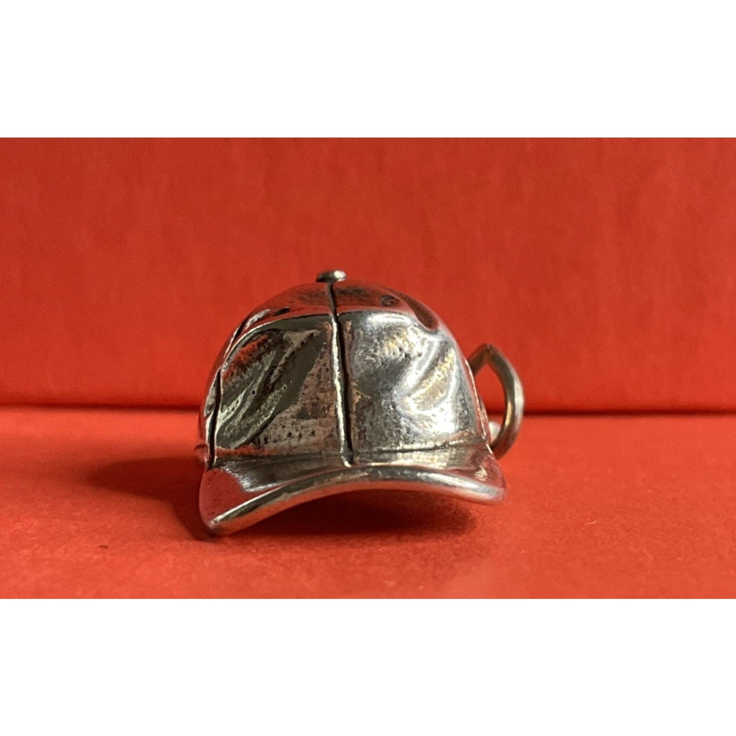 Vintage Sterling Silver Baseball Cap Charm