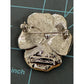 Vintage Brand New 1997 Smithsonian Crystal Pave Gold Tone Pansy Flower Brooch
