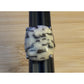Vintage White Buffalo Stone Sterling Silver Large Statement Ring Size 7.5