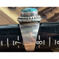 Juan William Sterling Silver Turquoise Ring Size 7.5 Southwestern