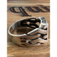 Sterling Silver Black Onyx 925 Ring Size 14 Large Statement Signet Style