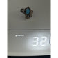 Signed WM Navajo Sterling Silver Turquoise Ring Floral Design Size 7