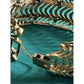 Monet Golden Weave Bracelet Gold Plated Filigree 1960s Vintage Jewelry Signed