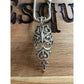 Vintage Carolyn Pollack 925 Sterling Silver Filigree Scroll Pendant Necklace
