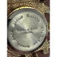 Vintage Lind 14KGE Rhinestone Cuckoo Clock Quartz Watch Brooch Pendant