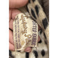 Luxury Pile Faux Fur Leopard Cheetah Print Coat Women’s XS Double Breasted