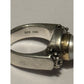 Vintage Michael Dawkins 925 14K Pearl Ring Sterling Silver & Gold Sz 8.5 13g