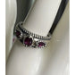 Carolyn Pollack Relios 925 Sterling Silver Garnet Ring Southwestern Size 9